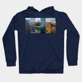 Utah Mountain Collage Hoodie